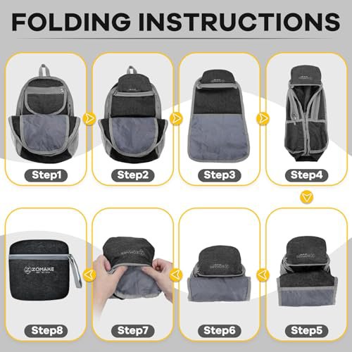 ZOMAKE 10L Backpack (Black) (image 4)