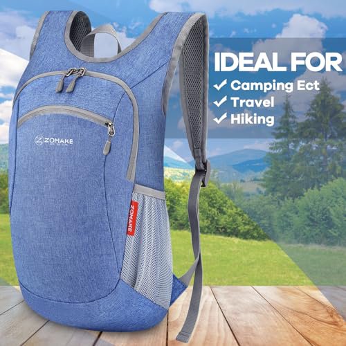 ZOMAKE 10L Packable Backpack (Dark Blue) (image 5)