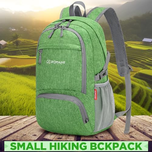 ZOMAKE 25L Packable Backpack (Dark Green) (image 5)