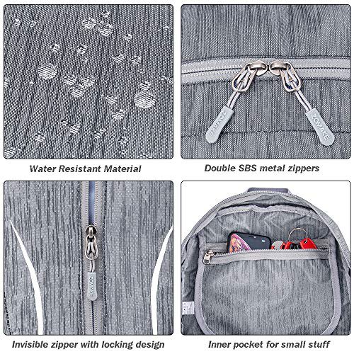 ZOMAKE 25L Packable Backpack (Medium Grey) (image 3)