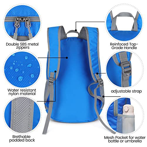 ZOMAKE 28L Packable Backpack (Water Resistant) (image 3)