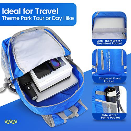 ZOMAKE 35L Lightweight Packable Backpack (Dark Blue) (image 3)