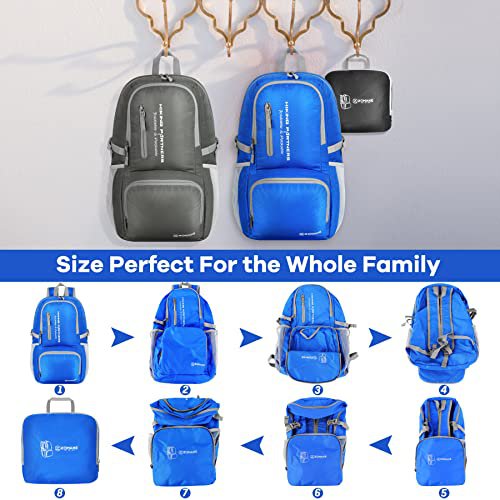 ZOMAKE 35L Lightweight Packable Backpack (Dark Blue) (image 5)