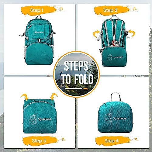 ZOMAKE 35L Packable Backpack (Lake Green) (image 5)
