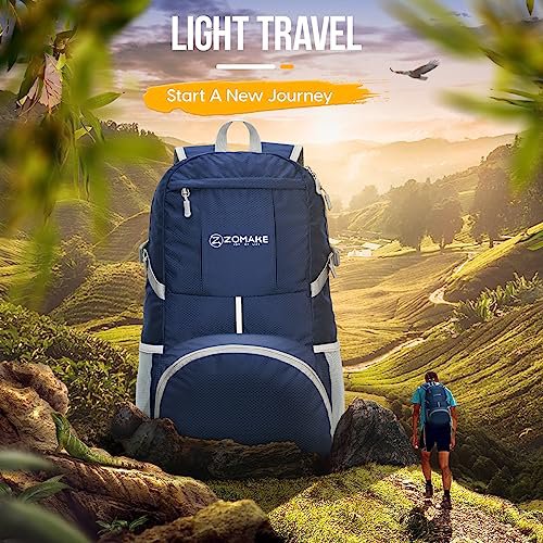 ZOMAKE 35L Packable Backpack (Navy Blue) (image 5)