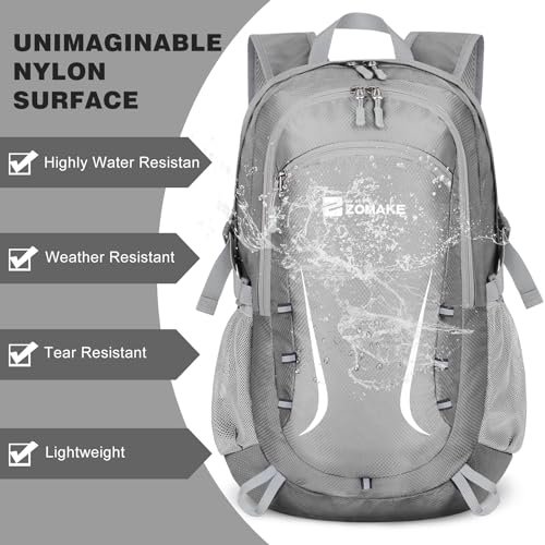 ZOMAKE 35L Packable Backpack (Silver Grey) (image 4)