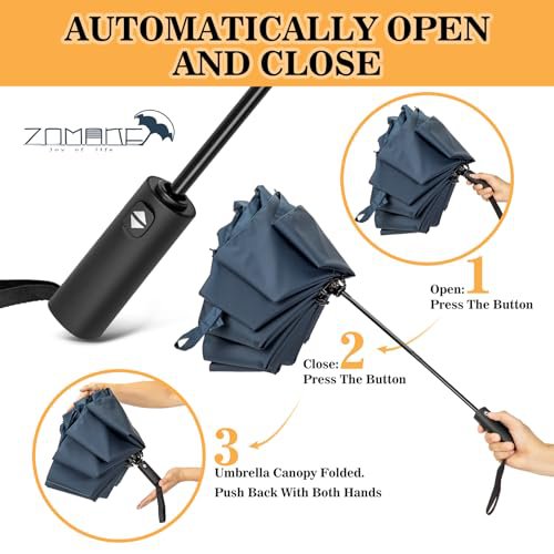 ZOMAKE Compact Golf Umbrella 42/54/62 Inch (image 3)