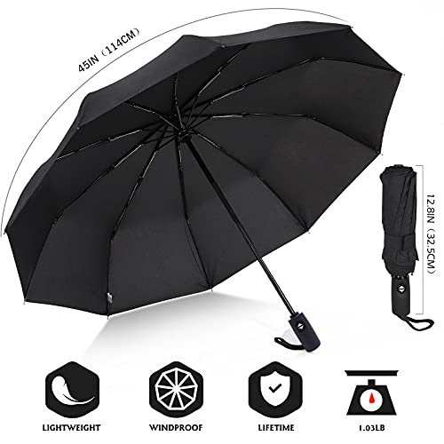 ZOMAKE Compact Travel Umbrella - Lightweight