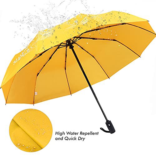 ZOMAKE Compact Travel Umbrella - Windproof Lightweight Foldable Umbrella (image 5)