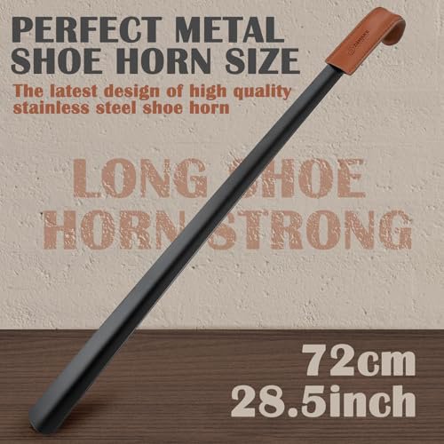 ZOMAKE Extra Long Metal Shoe Horn - 28.3'' (image 2)