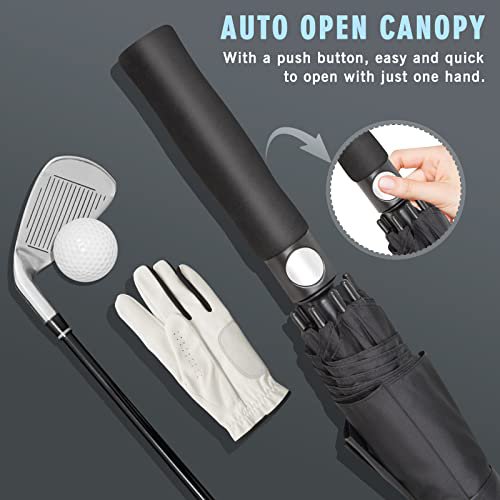 ZOMAKE Golf Umbrella (62inch, Black) (image 3)
