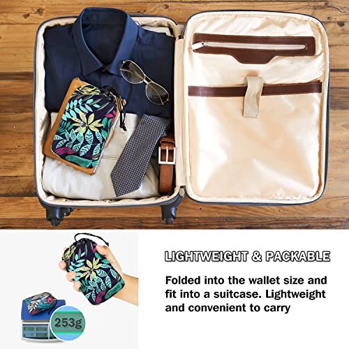 ZOMAKE Lightweight Packable Backpack 18L (Mixed Color-Leaves) (image 3)