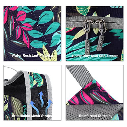 ZOMAKE Lightweight Packable Backpack 18L (Mixed Color-Leaves) (image 4)