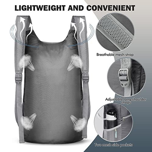 ZOMAKE Lightweight Packable Backpack - Water-Resistant Day Bag (image 4)