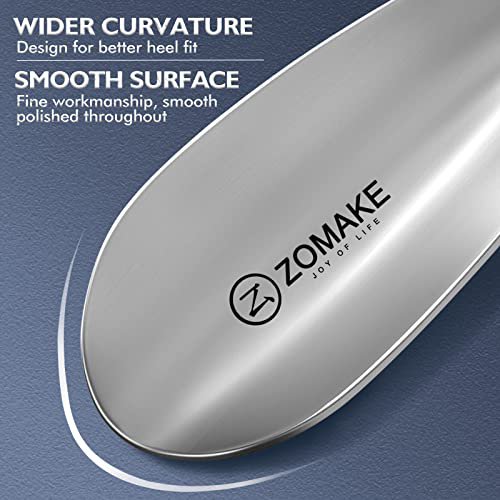 ZOMAKE Long Handle Metal Shoe Horn - 2pcs (image 4)
