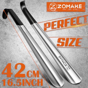 ZOMAKE Metal Shoe Horn - 16.5" Stainless Steel
