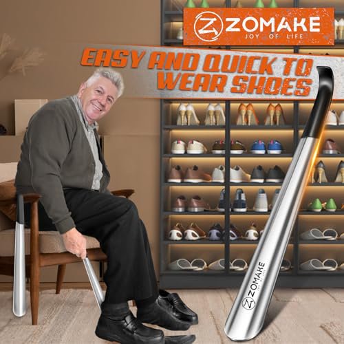 ZOMAKE Metal Shoe Horn - 16.5" Stainless Steel (image 4)