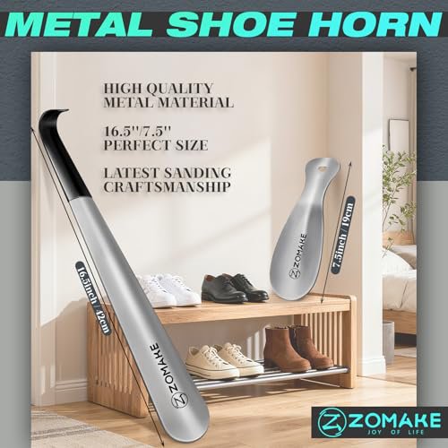 ZOMAKE Metal Shoe Horn Set (Matte)