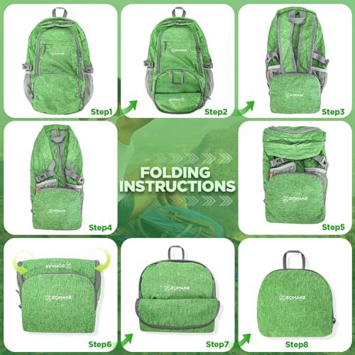 ZOMAKE Packable Backpack - Lightweight Hiking Daypack (image 3)