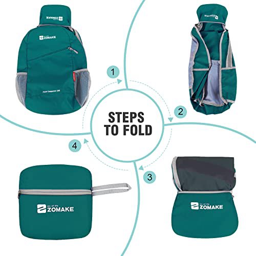 ZOMAKE Packable Daypack 10/20L - Water-Resistant Backpack (image 4)