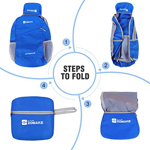 ZOMAKE Packable Daypack - Water-Resistant Hiking Backpack (image 4)