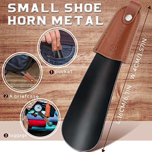 ZOMAKE Portable Metal Shoe Horn (image 4)