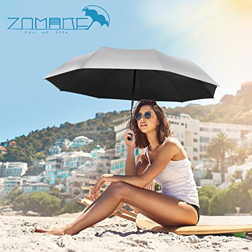 ZOMAKE UV Compact Travel Umbrella UPF 50+