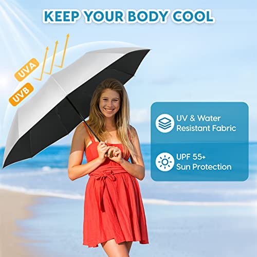 ZOMAKE UV Compact Travel Umbrella UPF 50+ (image 5)