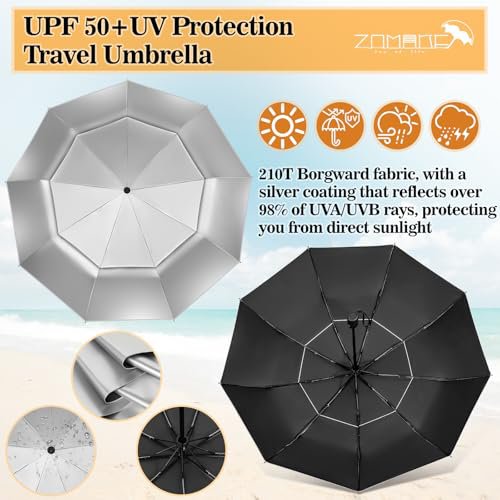 ZOMAKE UV Compact Umbrella UPF 50+ (image 3)